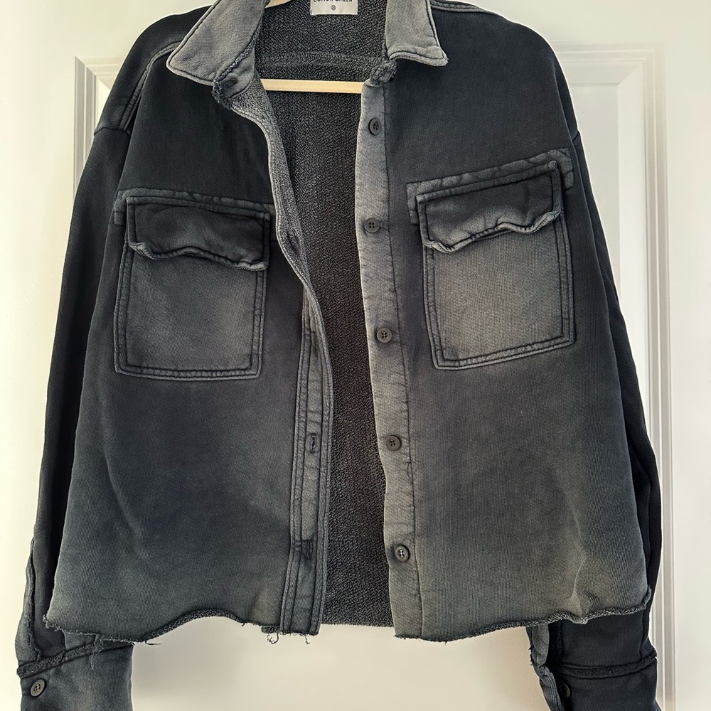 Cotton Citizen Black Sweatshirt Jacket